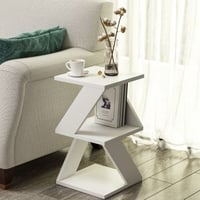 Albeni Bijzettafel | 100% MELAMINE | Wit