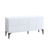 Glise Console | 100% MELAMINE | Wit, Zwart