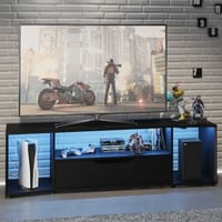 tv-meubel Hack | 163 x 45 x 48 cm | Zwart