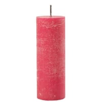 Buitenkaars pilaar paraffine roze extra large-50uren