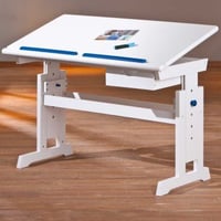 Bureau Dana met kantelbaar bureaublad - blauw/roze