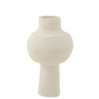 Pot original papier mache wit