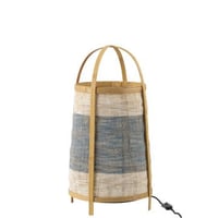Vloer lamp jean bamboe blauw