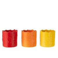 Bloempot siesta keramiek mix assortiment van 3