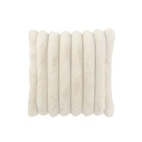 Kussen large corduroy polyester wit