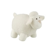 Deurstop schaap polyester wit large
