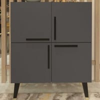 Makro Console | 100% MELAMINE | Antraciet