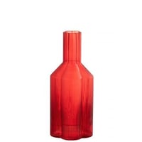 Karaf fiore glas rood