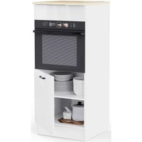 Keukenkast voor oven Bianco - 60x60x141cm - hoogglans wit