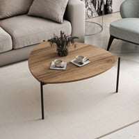 Lenny Salontafel | 100% MELAMINE | Walnoot