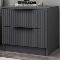 Kale Plus Nachtkastje | 100% MELAMINE | Antraciet