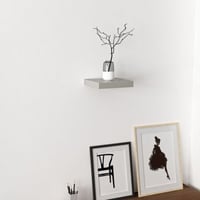 Woody Fashion Grijze Wandplank | 100% Melamine Gecoat | 18mm Dik