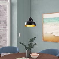 Kroonluchter Sheen | Metalen behuizing | 20x20cm | IP20 | Zwart