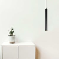 Hanglamp Sheen - Ø4x52cm - metaal - zwart