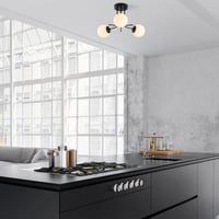 Daisy Kroonluchter | METALEN BEHUIZING | Zwart