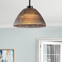 Bornova Kroonluchter | METALEN BEHUIZING | Zwart