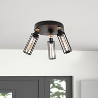 Likya Kroonluchter | METALEN BEHUIZING | Zwart