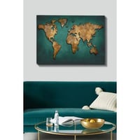 Bract Decoratief canvas schilderij | Houten lijst | 70 x 100 cm