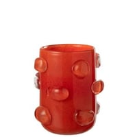 Vaas aruna glas rood small