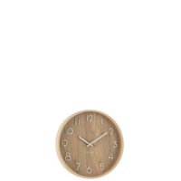 Wandklok multiplex/mdf naturel small