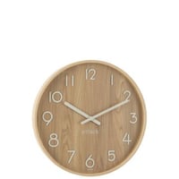 Wandklok multiplex/mdf naturel small