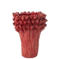 Vaas ambrosia keramiek rood large