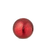 Bal led gekraakt glas kerstrood small