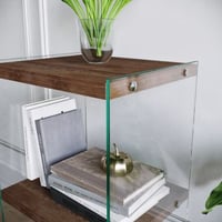 R3 Boekenplank | GEHARD GLAS | Walnoot