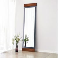 Locelso Cheval Spiegel | 100% Metalen Frame | Noten Fume