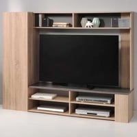 Tv-meubel Fumay met kast 165cm - bruin