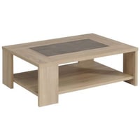 Salontafel Fumay 105x73 - bruin/beton