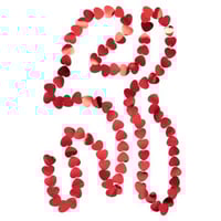 Slinger  hart pvc rood