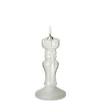 Led kaars glas transparant