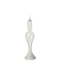 Led kaars glas transparant small