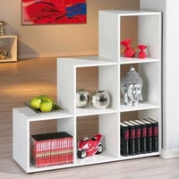 Roomdivider Luini 6 vakken - wit