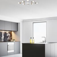 Ray Kroonluchter | METALEN BEHUIZING | Wit