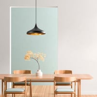 Tatum kroonluchter | metalen behuizing | in hoogte verstelbaar | zwart