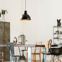 Tatum kroonluchter | IRON BODY | Verstelbaar en Zwart