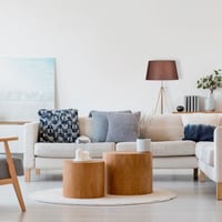 Tatum Metalen Vloerlamp | 165cm Hoogte | Bruin