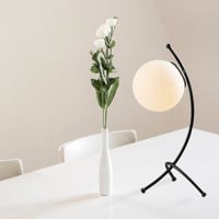 Yay Tafellamp | METALEN BEHUIZING | Zwart, Wit