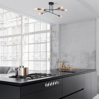 Fleur Kroonluchter | METALEN BEHUIZING | Zwart