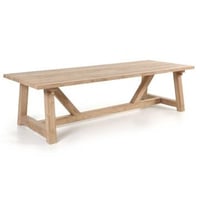 Tuintafel Broome | 300 x 120 x 78 cm | Massief teakhout
