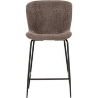 Barkruk Modesto Venture Design - Bouclé stof - 59x100x50 cm - Zwart/Bruin