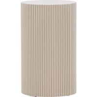 Bijzettafel Lenox Venture Design - MDF - ⌀30,5cm - Beige