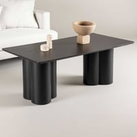 Salontafel Olivia MDF Zwart 120x60 cm