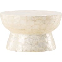 Salontafel Sandön Venture Design - Capiz - ⌀70 cm - Beige