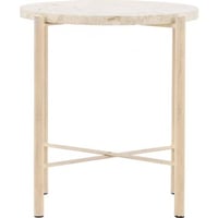 Salontafel Sandhamn Venture Design - Mactansteen Beige - Ø40 cm