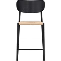 Barkruk Polly Venture Design - Rotan/Zwart - 55x101x52 cm