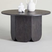 Salontafel Tekla - MDF Zwart - Ø80x45 cm