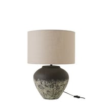 Tafellamp jules keramiek donkergrijs